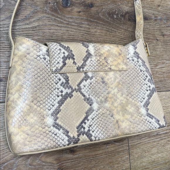 J. Crew Edie Embossed Leather Shoulder Bag - Picture 5 of 11